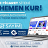 [ÜCRETSİZ] Sayim v2 E-Ticaret Yazılımı Açık Kaynak (Mağaza Açma Özellikli c2c)